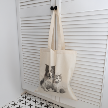 Torba bawełniana PIES I KOT RAVI